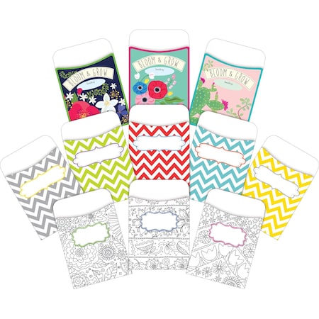 Barker Creek Modern Garden Library Pocket Set, 90/Set 4075